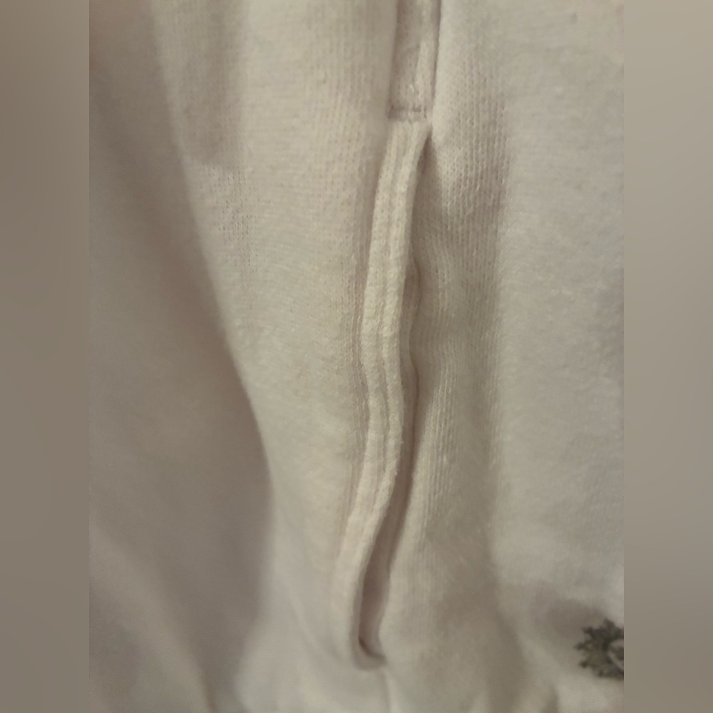 White Hooded Zip-Up Jacket - Picture 6 of 6